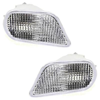 New Pair Of Parking Light Compatible With Pontiac Firebird Trans Am 8 Cyl 5.7L 1998-2002 By 10301404 thumbnail 2