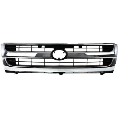 New Chrome Shell Grille Assembly Compatible With Toyota Tacoma Sr5 6 Cyl 3.4L Tacoma Sr5 4 Cyl 2.7L thumbnail 2