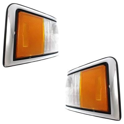 New Pair Of Corner Light Compatible With Lincoln Town Car Executive 8 Cyl 5.0L Town Car Base 8 Cyl thumbnail 6