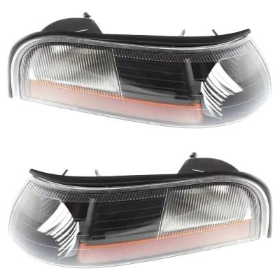 New Pair Of Corner Light Compatible With Mercury Marauder Base 2003-2004 By Fo2521172 3W3z13200ba thumbnail 10