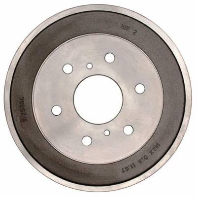 New Rear Brake Drum Compatible With Chevrolet Gmc Sierra 1500 Wt 6 Cyl 4.3L Silverado 1500 Base 8 thumbnail 2
