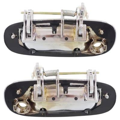 Front Driver And Passenger Side Exterior Door Handle Compatible With 2002-2009 Gmc Envoy Chevrolet thumbnail 10