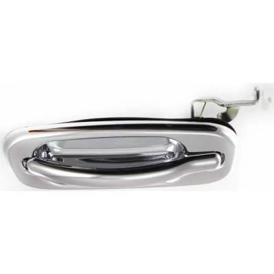 Driver Side Rear Exterior Door Handle Compatible With 2000-2007 Gmc Yukon Gmc Sierra Chrome Without thumbnail 10