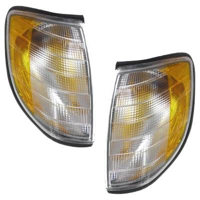 New Pair Of Parking Light Compatible With Mercedes Benz S350 Base 6 Cyl 3.4L S320 Lwb 6 Cyl 3.2L thumbnail 2