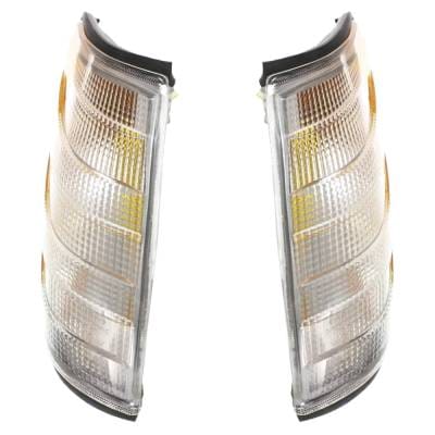 New Pair Of Parking Light Compatible With Mercedes Benz S350 Base 6 Cyl 3.4L S320 Lwb 6 Cyl 3.2L thumbnail 4