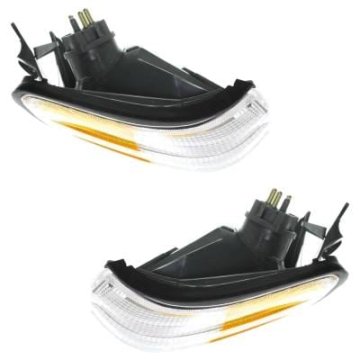 New Pair Of Parking Light Compatible With Mercedes Benz S350 Base 6 Cyl 3.4L S320 Lwb 6 Cyl 3.2L thumbnail 10