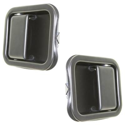 Front Driver And Passenger Side Exterior Door Handle Compatible With 1987-2006 Jeep Wrangler Smooth thumbnail 4