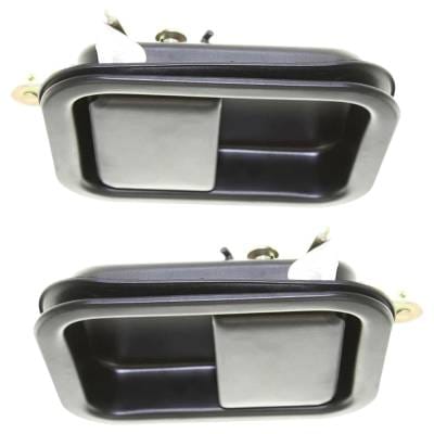 Front Left Driver And Right Passenger Exterior Door Handle Compatible With 1987-2006 Jeep Wrangler thumbnail 8