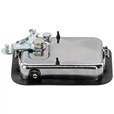 Front Driver Side Exterior Door Handle Compatible With 1981-1986 Jeep Scrambler Jeep Cj7 Chrome thumbnail 12