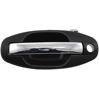 Front Left (Driver Side) Exterior Door Handle Compatible With 2001-2006 Hyundai Santa Fe Chrome thumbnail 2