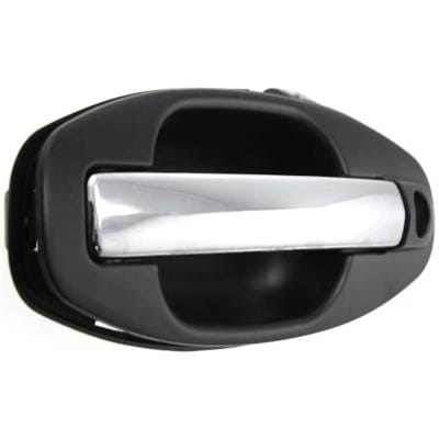 Front Left (Driver Side) Exterior Door Handle Compatible With 2001-2006 Hyundai Santa Fe Chrome thumbnail 6