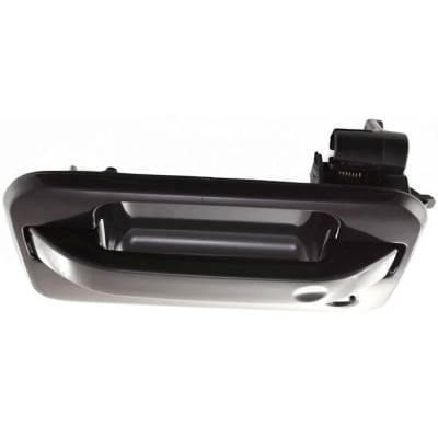 Front Driver Side Exterior Door Handle Compatible With 2004-2014 Ford F-150 Smooth Black With Key thumbnail 12