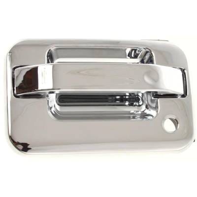 Front Left (Driver Side) Exterior Door Handle Compatible With 2004-2014 Ford F-150 Chrome With Key thumbnail 10