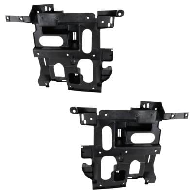 New Pair Of Headlight Bracket Compatible With Chevrolet Silverado 3500 Classic Wt 8 Cyl 8.1L