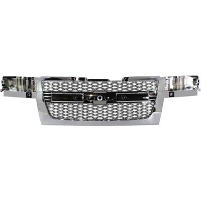 New Grille Assembly Compatible With Chevrolet Colorado Wt 5 Cyl 3.7L Colorado Sport 4 Cyl 2.8L thumbnail 2