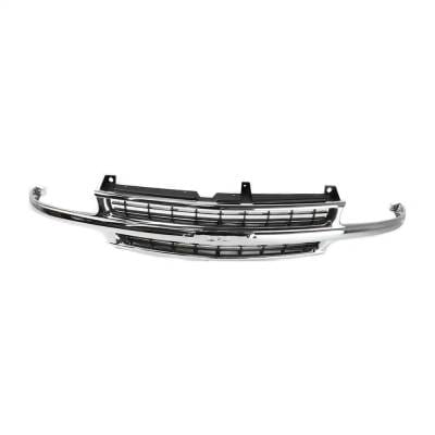 New Cross Bar Grille Assembly Compatible With Chevrolet Tahoe Limited 8 Cyl 5.7L Suburban 2500 Base thumbnail 10