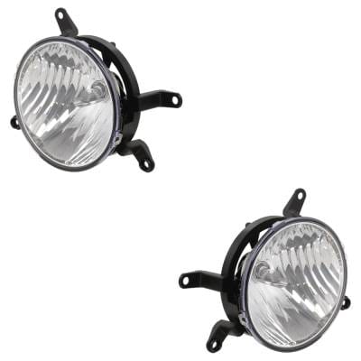 New Front Left And Front Right Fog Light Compatible With Ford Mustang Gt 8 Cyl 4.6L 2005-2009 By thumbnail 4