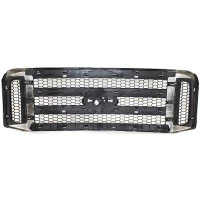 New Chrome Shell Grille Assembly Compatible With Ford F-550 Super Duty Xl 8 Cyl 6.0L F-550 Super thumbnail 8