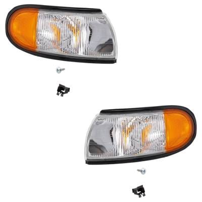 New Pair Of Corner Light Compatible With Mercury Nissan Quest Xe 6 Cyl 3.0L Villager Nautica 6 Cyl