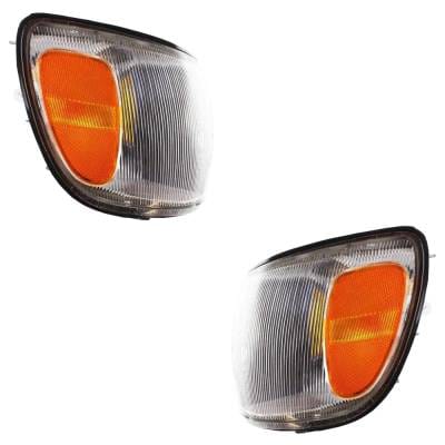 New Pair Of Corner Light Compatible With Toyota Sienna Le 6 Cyl 3.0L Sienna Ce 6 Cyl 3.0L 1998-2000 thumbnail 4