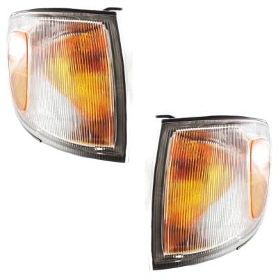 New Pair Of Corner Light Compatible With Toyota Sienna Ce 6 Cyl 3.0L Sienna Xle 6 Cyl 3.0L 1998-2000 thumbnail 6