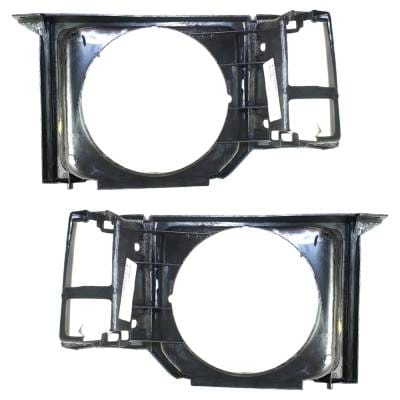 New Pair Of Headlight Door Compatible With Dodge Mitsubishi Montero Ls 6 Cyl 3.0L Raider Base 6 Cyl thumbnail 8