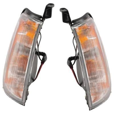 New Pair Of Corner Light Compatible With Nissan Frontier Se Xterra Xe 1998-2001 By Ni2520124 thumbnail 4