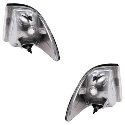 New Pair Of Corner Light Compatible With Ford Mustang Svt Cobra R 8 Cyl 5.0L Mustang Lx 8 Cyl 5.0L thumbnail 6