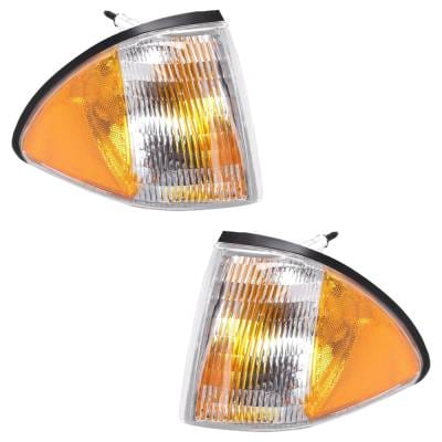 New Pair Of Corner Light Compatible With Ford Mustang Lx 8 Cyl 5.0L Mustang Gt 8 Cyl 5.0L 1987-1993