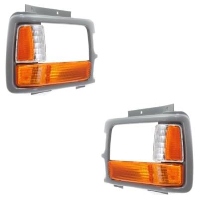 New Pair Of Parking Light Compatible With Dodge Dakota Base 6 Cyl 3.9L Dakota Slt 4 Cyl 2.5L thumbnail 6
