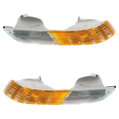 New Pair Of Corner Light Compatible With Mercury Grand Marquis Ls 8 Cyl 4.6L Grand Marquis Gs 8 Cyl thumbnail 10
