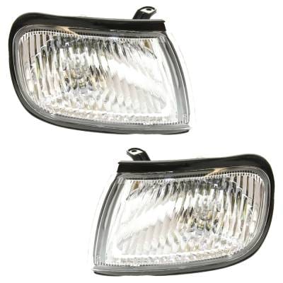 New Pair Of Corner Light Compatible With Nissan Maxima Gxe 6 Cyl 3.0L Maxima Gle 6 Cyl 3.0L