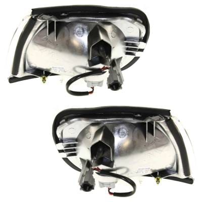 New Pair Of Corner Light Compatible With Nissan Maxima Gxe 6 Cyl 3.0L Maxima Gle 6 Cyl 3.0L thumbnail 4