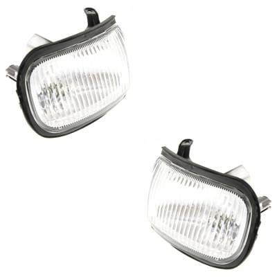 New Pair Of Corner Light Compatible With Nissan Maxima Gxe 6 Cyl 3.0L Maxima Se 6 Cyl 3.0L 1997-1999 thumbnail 3