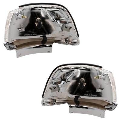 New Pair Of Corner Light Compatible With Toyota Camry Dlx 4 Cyl 2.0L Camry Base 4 Cyl 2.0L 1987-1991 thumbnail 6
