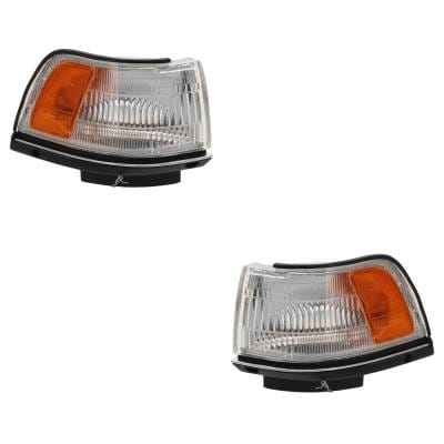 New Pair Of Corner Light Compatible With Toyota Camry Le 4 Cyl 2.0L Camry Dlx 4 Cyl 2.0L 1987-1991