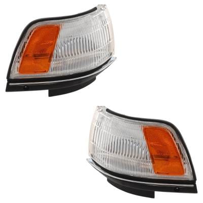 New Pair Of Corner Light Compatible With Toyota Camry Le 4 Cyl 2.0L Camry Base 4 Cyl 2.0L 1987-1991 thumbnail 2