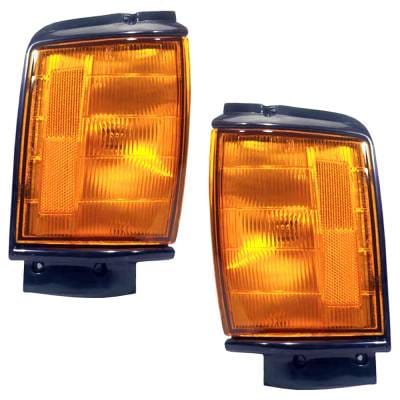 New Pair Of Corner Light Compatible With Toyota Pickup Base 4 Cyl 2.4L Pickup Rn63 4 Cyl 2.4L