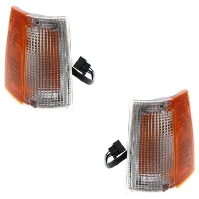 New Pair Of Corner Light Compatible With Mazda B2000 Base 4 Cyl 2.0L B2600 Lx 4 Cyl 2.6L 1986-1993 thumbnail 4