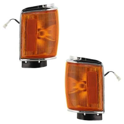 New Pair Of Corner Light Compatible With Toyota Pickup Sr5 4 Cyl 2.4L Pickup Dlx 4 Cyl 2.4L thumbnail 2