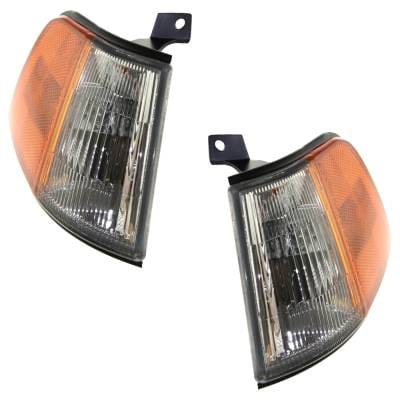 New Pair Of Corner Light Compatible With Honda Civic Cx Civic Dx 1990-1991 By Ho2550104 Ho2551104 thumbnail 4