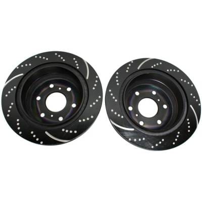 New Dimpled Brake Disc Compatible With Chevrolet Tahoe Lt 8 Cyl 5.3L Silverado 1500 Lt 8 Cyl 6.2L thumbnail 10