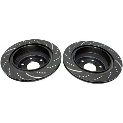 New Dimpled Brake Disc Compatible With Chevrolet Tahoe Ppv 8 Cyl 5.3L Suburban Ls 8 Cyl 5.3L Tahoe thumbnail 12