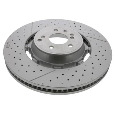 New Brake Disc Compatible With Mercedes Benz E63 Amg S 4Matic+ 8 Cyl 4.0L Amg Gt 63 S Base 8 Cyl thumbnail 2