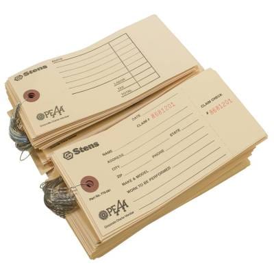 New Paper Service Repair Tag By Part Numbers 775-081 273257