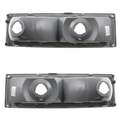 New Pair Of Daytime Running Lights Compatible With Chevrolet Gmc 1990 1991 1992 1993 By Part Numbers thumbnail 8