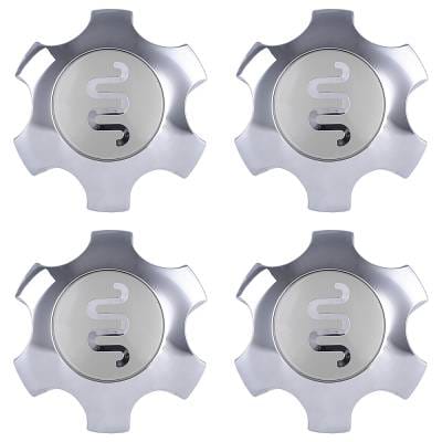 New Four Center Caps Compatible With Ford Expedition Max King Ranch Sport Utility 4-Door 5.4L 2010 thumbnail 2