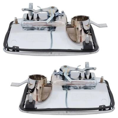 Front Driver And Passenger Side Exterior Door Handle Compatible With 1999-2016 Ford F-350 Ford E-450 thumbnail 5
