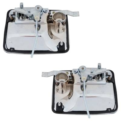 Front Left And Right Exterior Door Handle Compatible With 1999-2016 Ford F-450 Ford F-250 Ford F-350 thumbnail 4