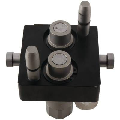 Hydraulic 2 Port Male Multi Port Coupler 1/2" Npt Thread Carbon Steel Heat Treated Compatible With thumbnail 2
